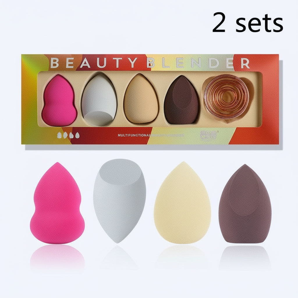 Wet And Dry Beauty Makeup Egg With Metal Stand