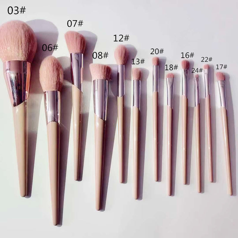 Full-Face Makeup Brush Set 4, 5, 12 Piece (Professional Artist Grade, Includes Storage Bag)