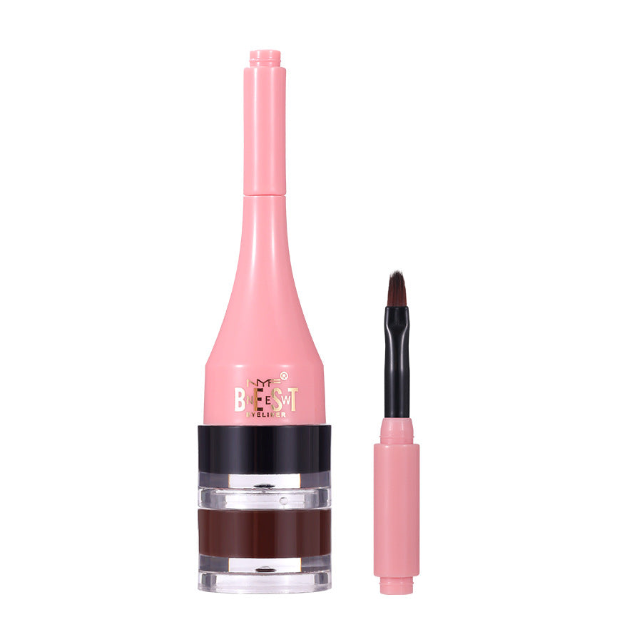 MultifunctQuick-Drying Eyebrow Cream Duo – Smudge-Proof Brow Sculpting Set – Dual Shade Pomade for Natural or Bold Brows