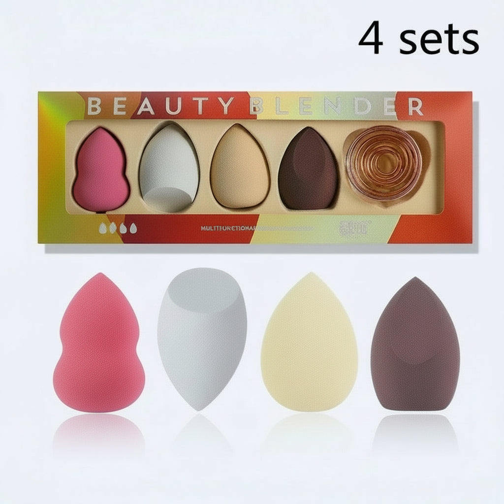 Wet And Dry Beauty Makeup Egg With Metal Stand
