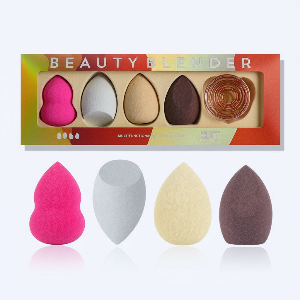Wet And Dry Beauty Makeup Egg With Metal Stand