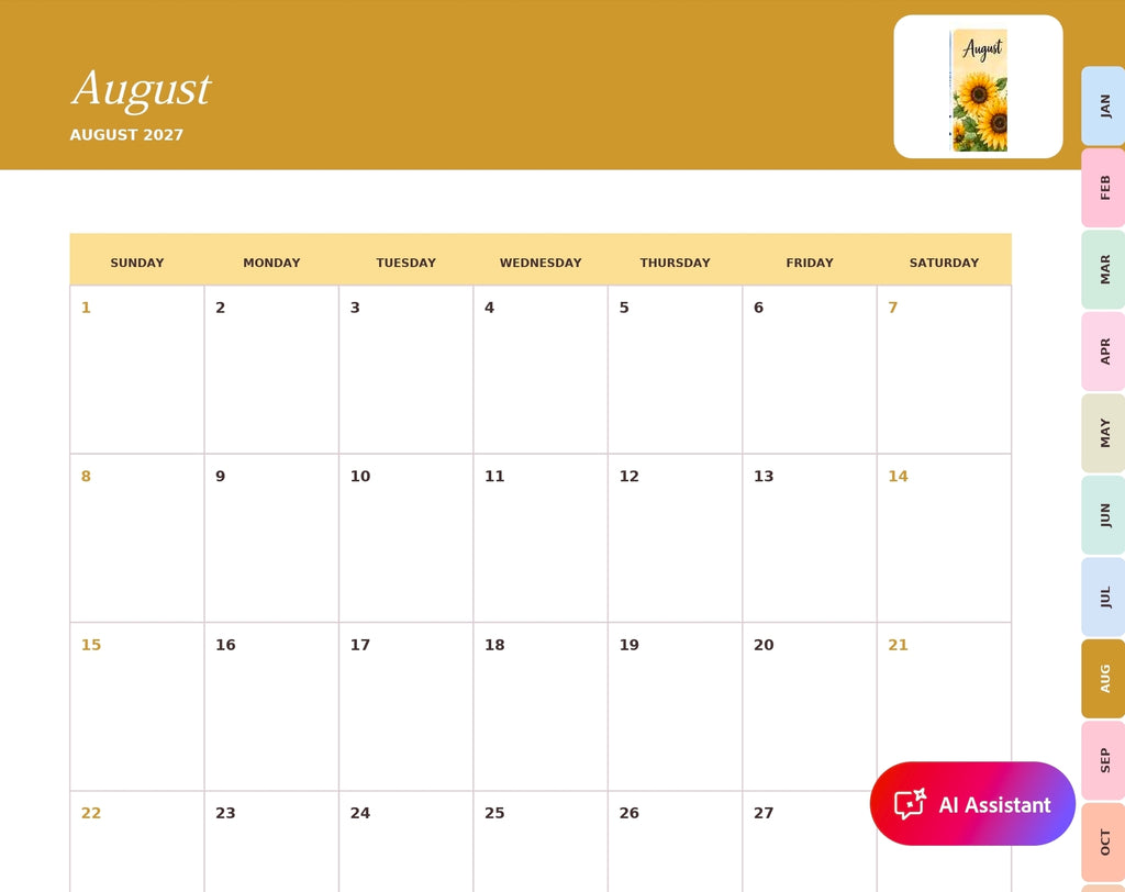 2027 Yearly Planner | Organize Your Year in Style