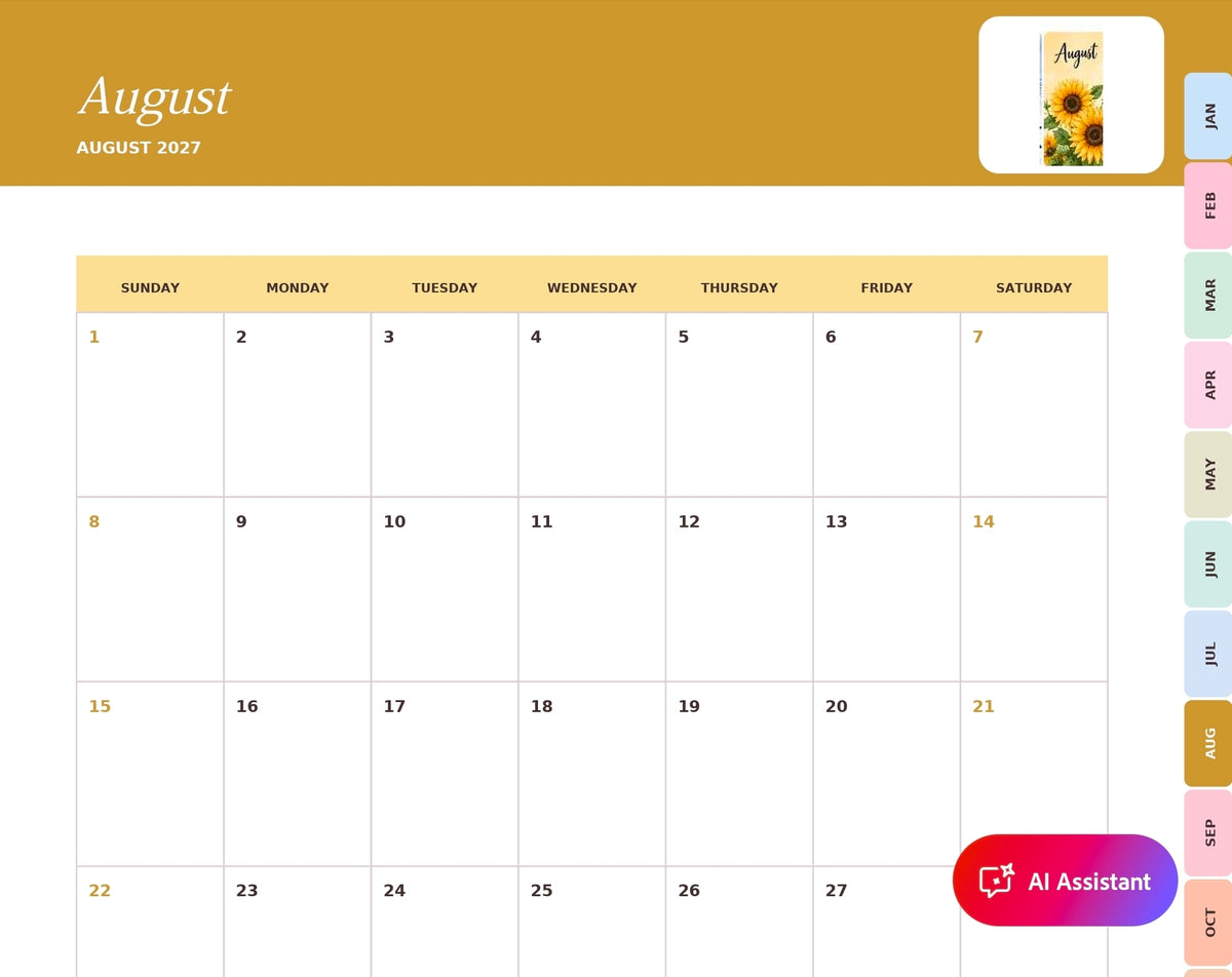 2027 Yearly Planner | Organize Your Year in Style