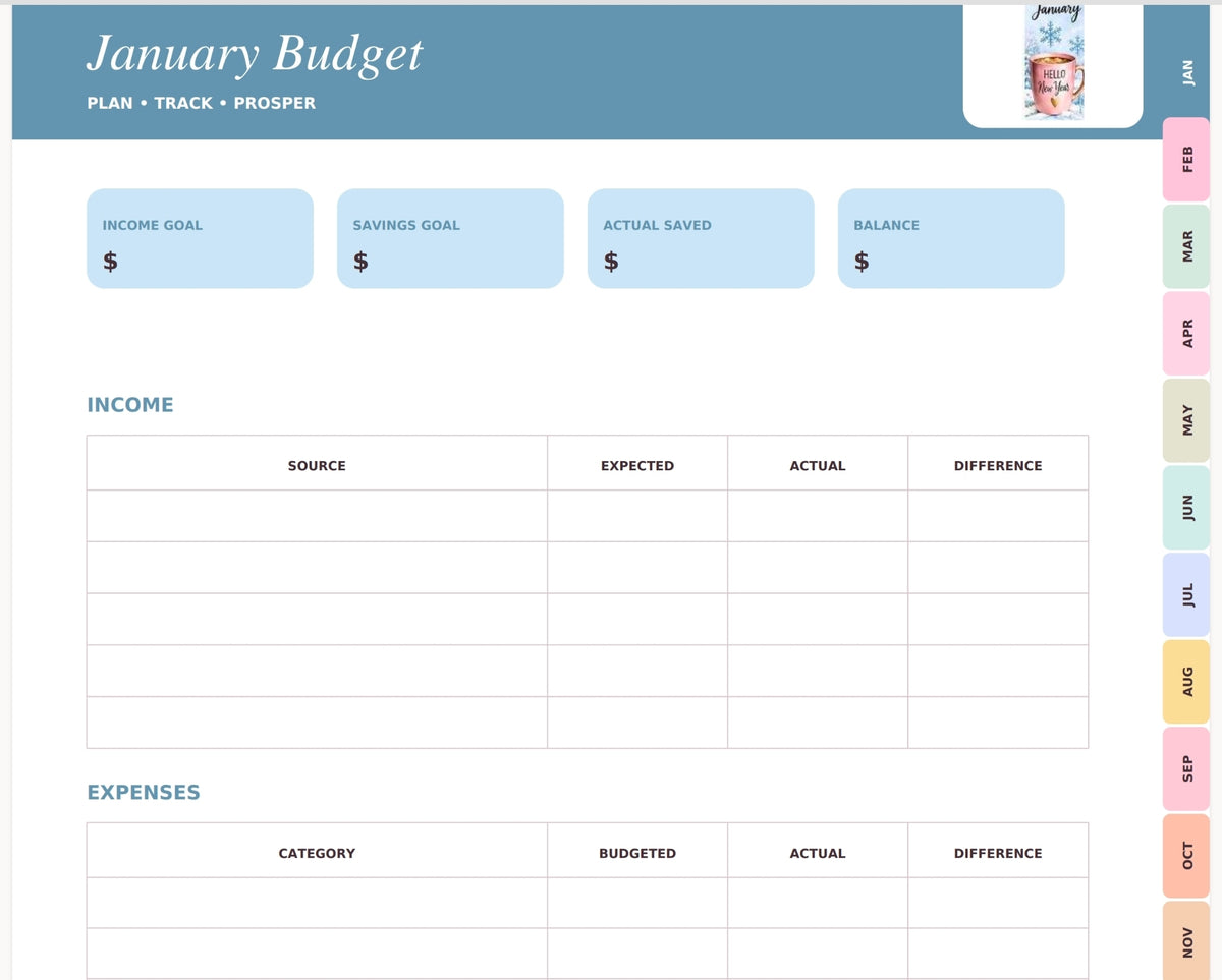 2027 Yearly Planner | Organize Your Year in Style