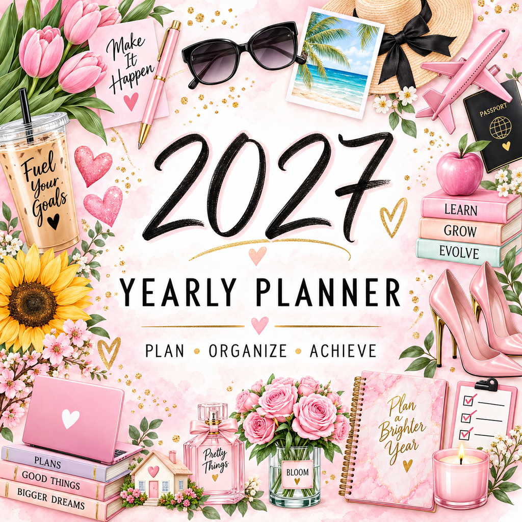 2027 Yearly Planner | Organize Your Year in Style