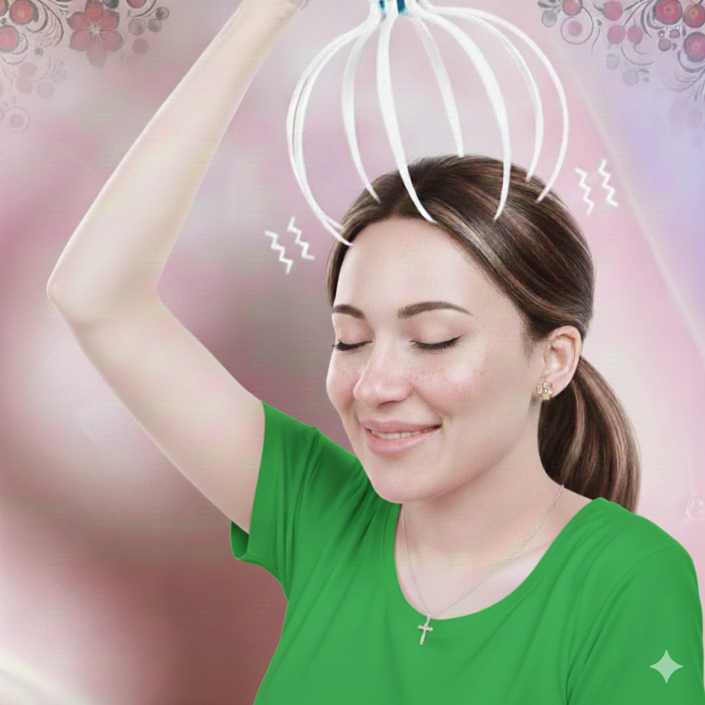 Head Massager Scalp Vibration Massage Eight Claw Electric Household Massager Head Masager Body Care