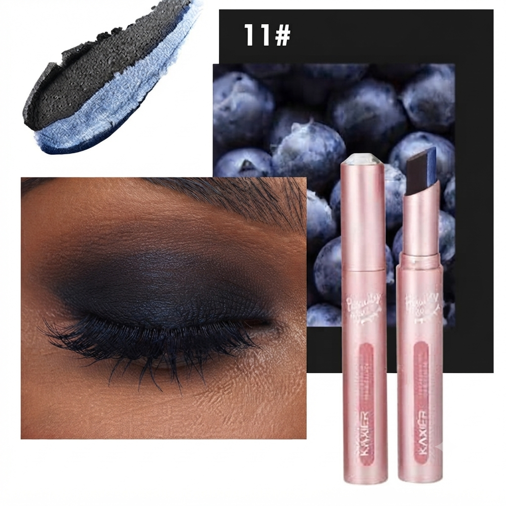 Two-Tone Gradient Eyeshadow Stick – Waterproof & Sweatproof Eye Makeup Pencil